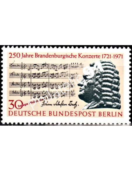 Timbre de BERLIN n° 368 - Thématique: Musique