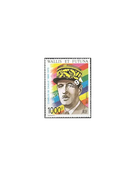 Timbre de WALLIS ET FUTUNA n° PA169, de Gaulle, Timbres des Dom Tom