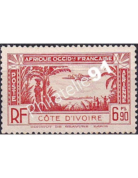 Cote d'Ivoire, PA n° 5, Timbres colonies françaises
