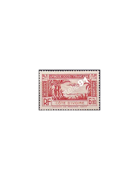 Cote d'Ivoire, PA n° 5 charnière, Timbres colonies françaises