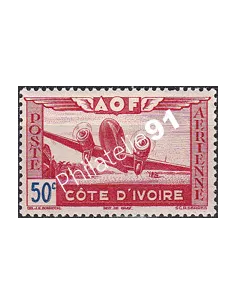 Cote d'Ivoire, PA n° 10 charnière, Timbres colonies françaises