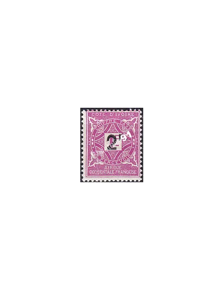 Cote d'Ivoire, Timbre-Taxe n° 17 charnière, Timbres colonies françaises