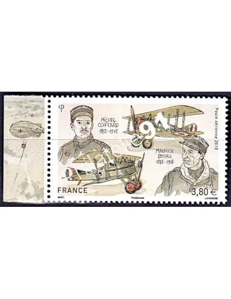 PA n°   82a ** - Poste Aérienne - Maurice Boyau et Michel Coiffard