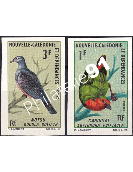 NOUVELLE CALEDONIE, n° 330 à 331 ND, collection timbres Dom-Tom