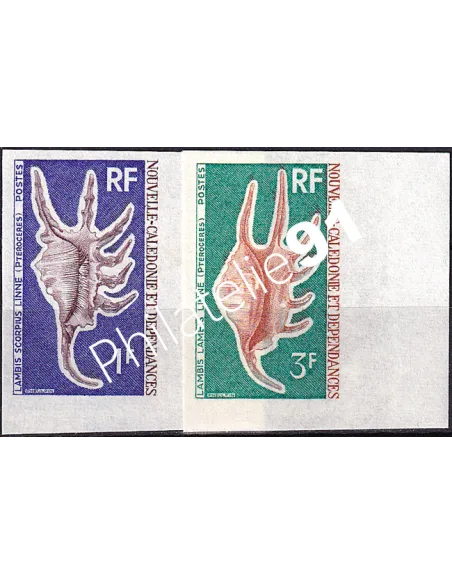 NOUVELLE CALEDONIE, n° 379 à 380 ND, collection timbres Dom-Tom