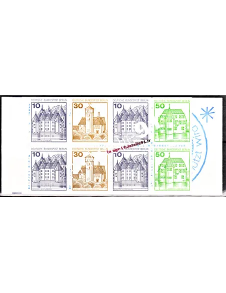 Carnet de Timbres neufs de Berlin n° 574bThématique Chateaux.