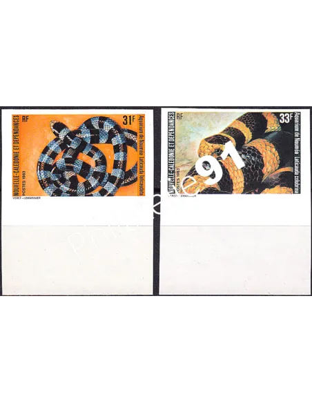 NOUVELLE CALEDONIE, n° 475 à 476 ND, collection timbres Dom-Tom
