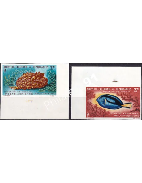 NOUVELLE CALEDONIE, PA n° 77 à 78 ND, collection timbres Dom-Tom