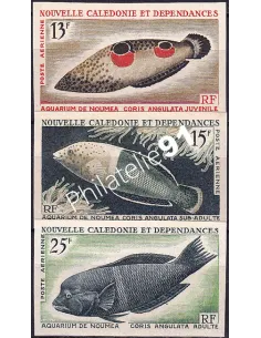 NOUVELLE CALEDONIE, PA n° 81 à 83 ND, collection timbres Dom-Tom