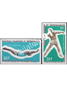 NOUVELLE CALEDONIE, PA n° 106 à 107 ND, collection timbres Dom-Tom