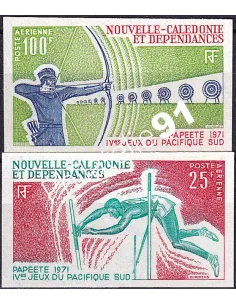 NOUVELLE CALEDONIE, PA n° 122 à 123 ND, collection timbres Dom-Tom