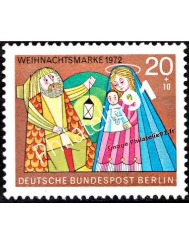 Timbre de BERLIN - n°  405 - Thématique : noël