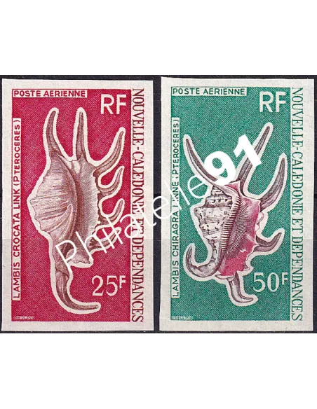 NOUVELLE CALEDONIE, PA n° 129 à 130 ND, collection timbres Dom-Tom