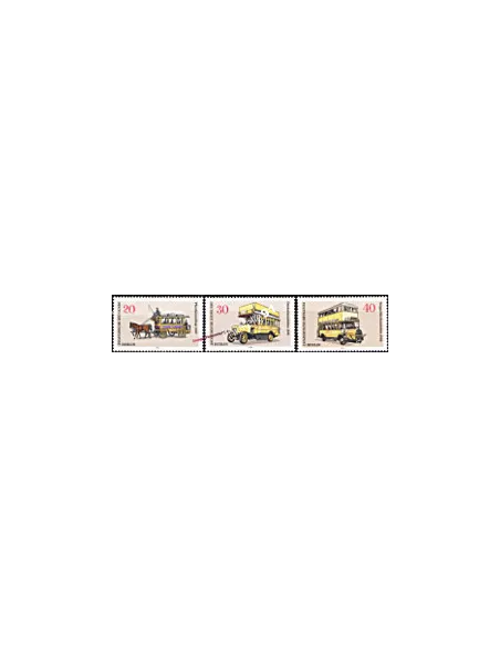 Timbres de BERLIN - n°  411 à 413 - Thématique : Transport