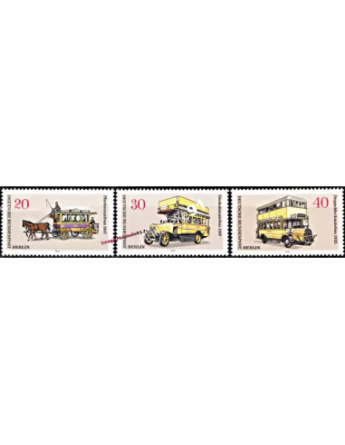 Timbres de BERLIN - n°  411 à 413 - Thématique : Transport