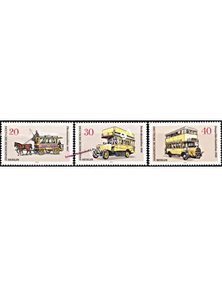 Timbres de BERLIN - n°  411 à 413 - Thématique : Transport