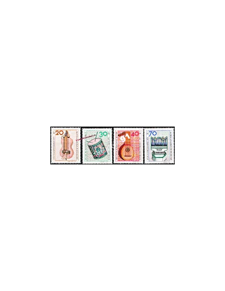 Timbres neufs de BERLIN n° 423 à 426 - Thématique : Musique