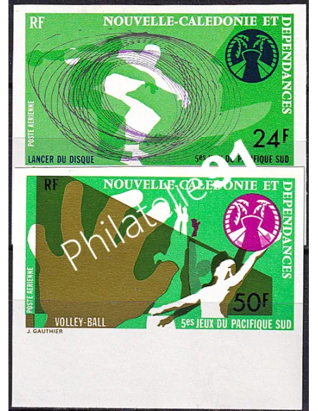 NOUVELLE CALEDONIE, PA n° 167 à 168 ND, collection timbres Dom-Tom