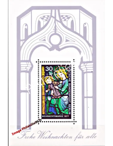 ALLEMAGNE - BERLIN - BF n° 6 - Noël - Vitrail