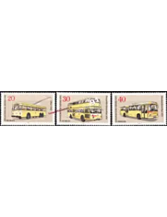 Timbres de BERLIN - n°  420 à 422 - Thématique : Transport