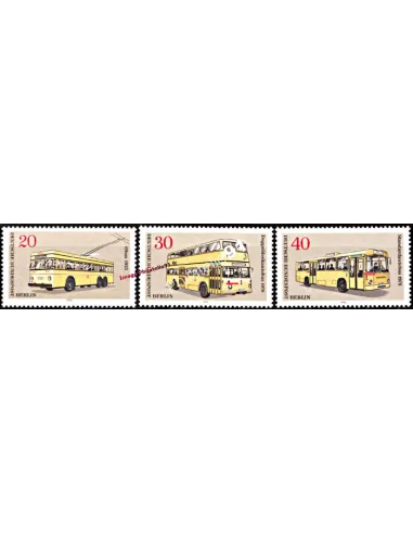 Timbres de BERLIN - n°  420 à 422 - Thématique : Transport