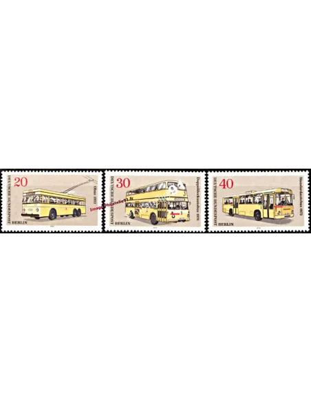 Timbres de BERLIN - n°  420 à 422 - Thématique : Transport