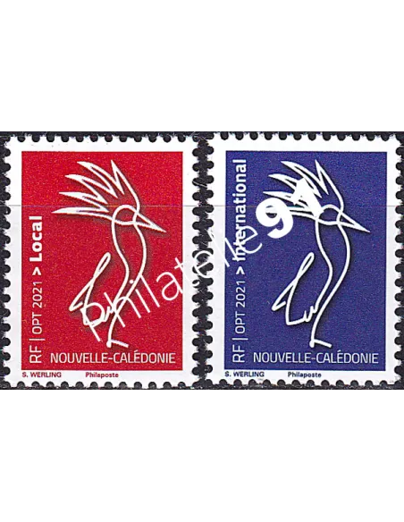NOUVELLE CALEDONIE, n° 1403 à 1404, collection timbres Dom-Tom