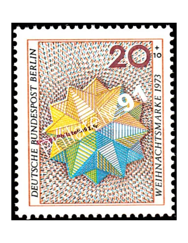 Timbre de BERLIN - n°  427 - Thématique : noël