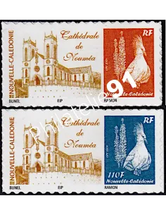 Nouvelle-Calédonie, n° 1221C à 1221D, Timbres perso, timbres Dom-Tom