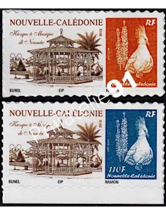 Nouvelle-Calédonie, n° 1221E à 1221F, Timbres perso, timbres Dom-Tom