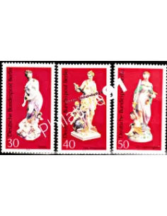 Timbres neufs de BERLIN - n°  442 à 444 - Thématique : art