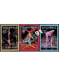 ALBANIE - n° 2613 à 2615 ** - Europa 2002 - Le cirque