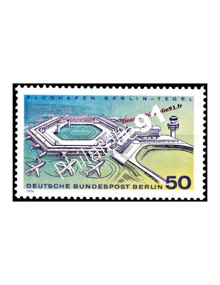 Timbre de BERLIN - n°  441 - Thématique : Avions