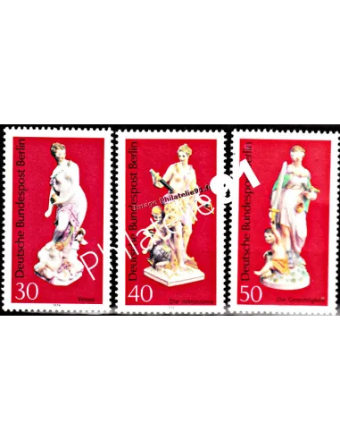 Timbres neufs de BERLIN - n°  442 à 444 - Thématique : art