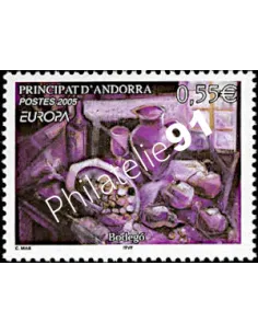 Timbres  d'Andorre Français n° 608 - Thématique Europa