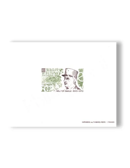 Wallis et Futuna, Épreuve de luxe, PA n° 106, timbres Dom-Tom