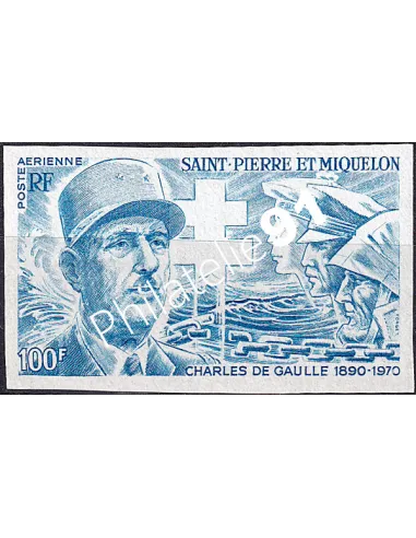 St-Pierre et Miquelon, PA n° 53, essai de couleur, timbres Dom-Tom