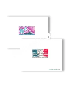 St-Pierre & Miquelon, Épreuves de luxe, PA n° 38 à 39, timbres Dom-Tom