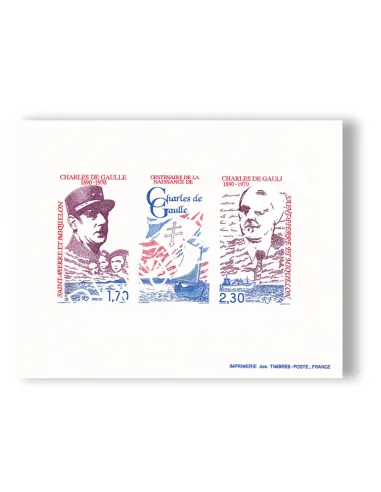 St-Pierre & Miquelon, Épreuve de luxe, n° 532A, timbres Dom-Tom