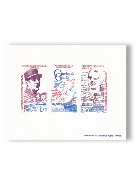 St-Pierre & Miquelon, Épreuve de luxe, n° 532A, timbres Dom-Tom