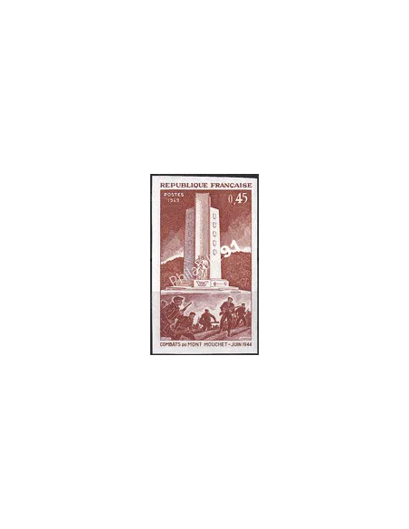 France, n° 1604, essai de couleur, timbres France