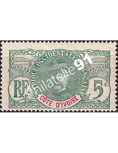 Cote d'Ivoire, n° 24 charnière, Timbres colonies françaises