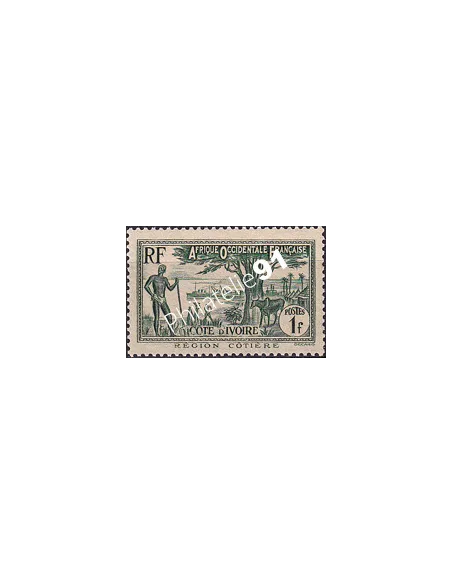 Cote d'Ivoire, n° 124 charnière, Timbres colonies françaises