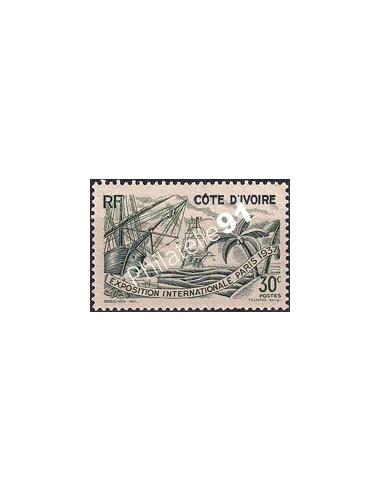 Cote d'Ivoire, n° 134 charnière, Timbres colonies françaises