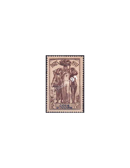Cote d'Ivoire, n° 136 charnière, Timbres colonies françaises