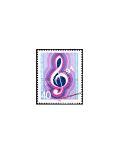 Timbre neuf de BERLIN - n°  486 - Thématique : musique