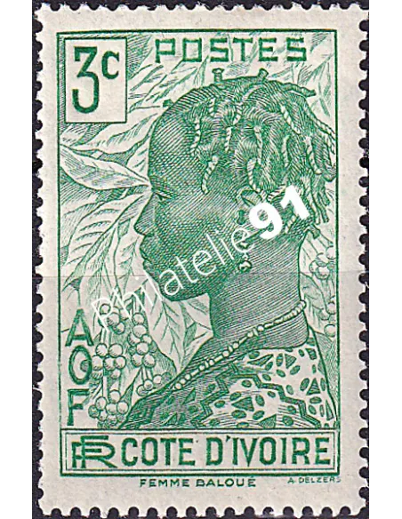 Cote d'Ivoire, n° 151, Timbres colonies françaises