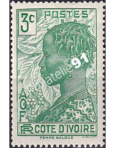 Cote d'Ivoire, n° 151 charnière, Timbres colonies françaises