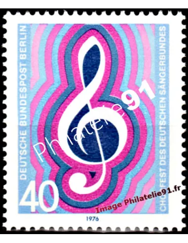 Timbre neuf de BERLIN - n°  486 - Thématique : musique