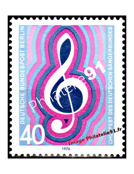 Timbre neuf de BERLIN - n°  486 - Thématique : musique